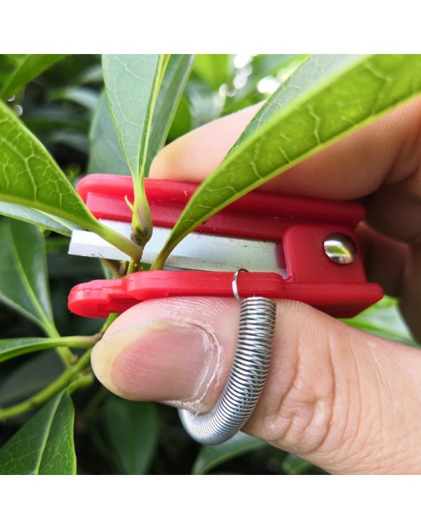 Garden Pruner Fruit Picking Device Thumb Knife Separator  Safe Fruit Blade Tool Cutting Blade Rings Finger Protector