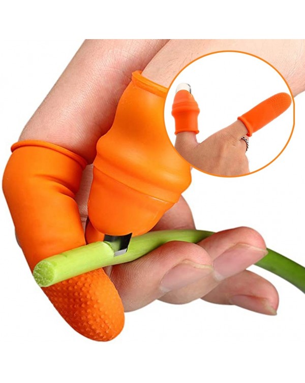 Vegetable Picking Potted Plants Trim Silicone Thumb Knife Set Knife Garden Tools Garden Shears Gardening Secateurs Scissor Tools