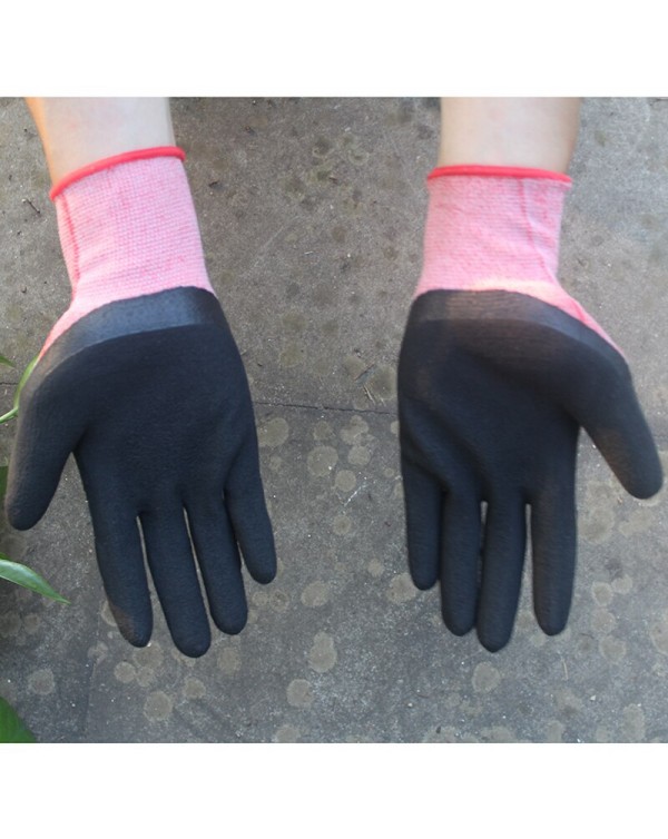 1pcs Nitrile Gardening Rubber Gloves Waterproof and Wear-resistant Flower Arrangement Gloves Drop Ship Garden Tools