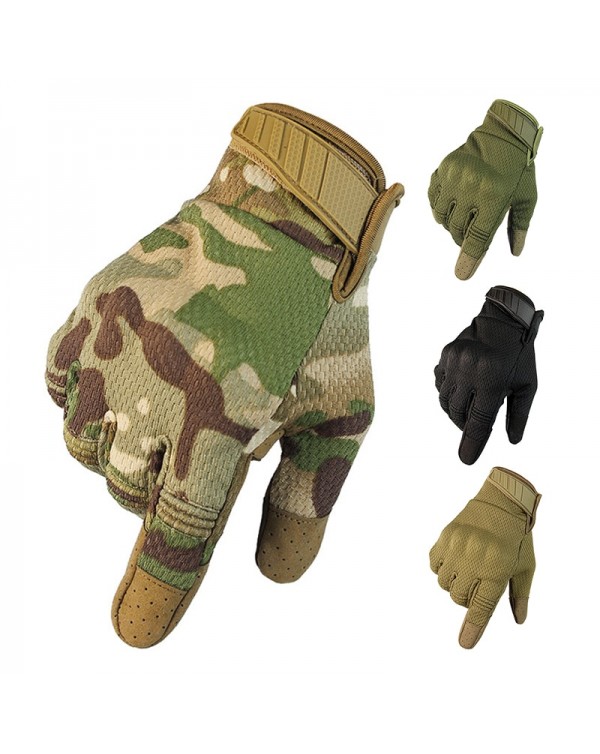 New Military Tactical Gloves Motorcycle Touchscreen Gloves Anti-skid Breathable Climbing Sports Gloves Full Finger Combat Gloves