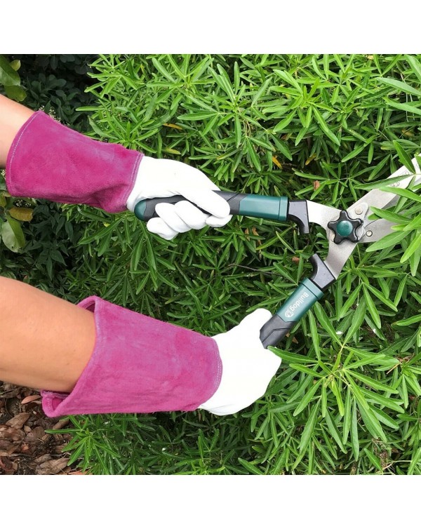 1pair Long Sleeve Accessories Multi-Purpose Welding Thorn Proof Durable Gift Garden Gloves Planting Work Gauntlet Farm Wear