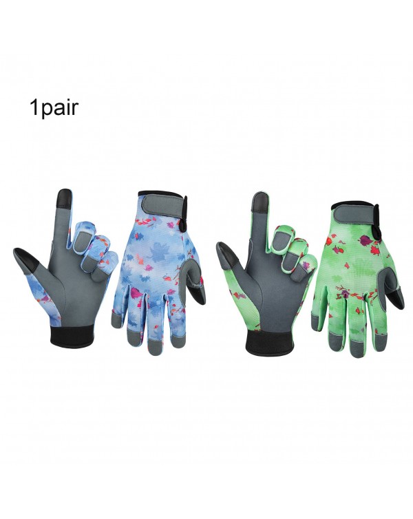 1pair Yard Safety Protection Trimming Digging Working Gardening Gloves Labor Outdoor Heavy Duty Thickened Pruning Thorn Proof