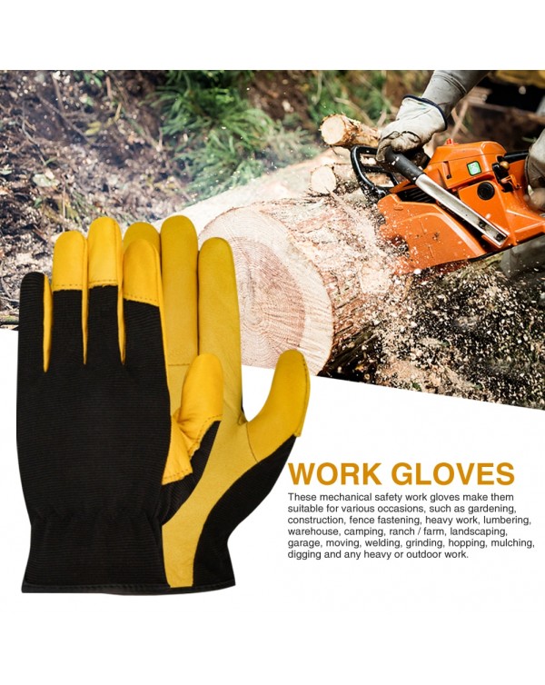 1pair Men Women For Gardening With Grip Ergonomic Multifunctional Protection Thorn Proof Work Gloves Household Tasks Agriculture
