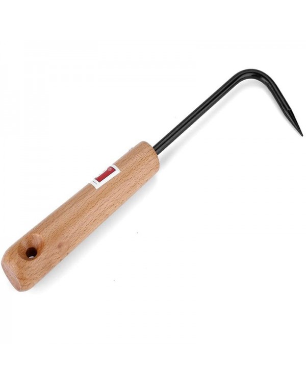 Bonsai tools hook  wooden handle carbon steel hook robust very firm and durable