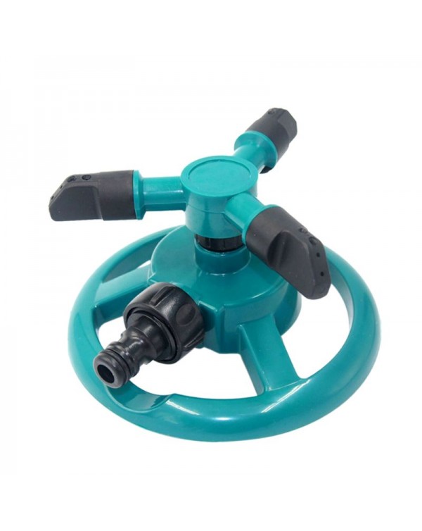 3 Nozzles Arm Automatic Irrigation 360Â° Rotating Lawn Sprinkler Adjustable Spray