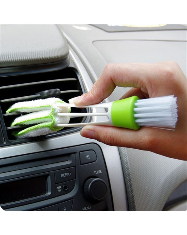 Double Head Clean Tools Window Leaves Blinds Duster Pocket Brush Keyboard Dust Collector Computer Air-condition Cleaner