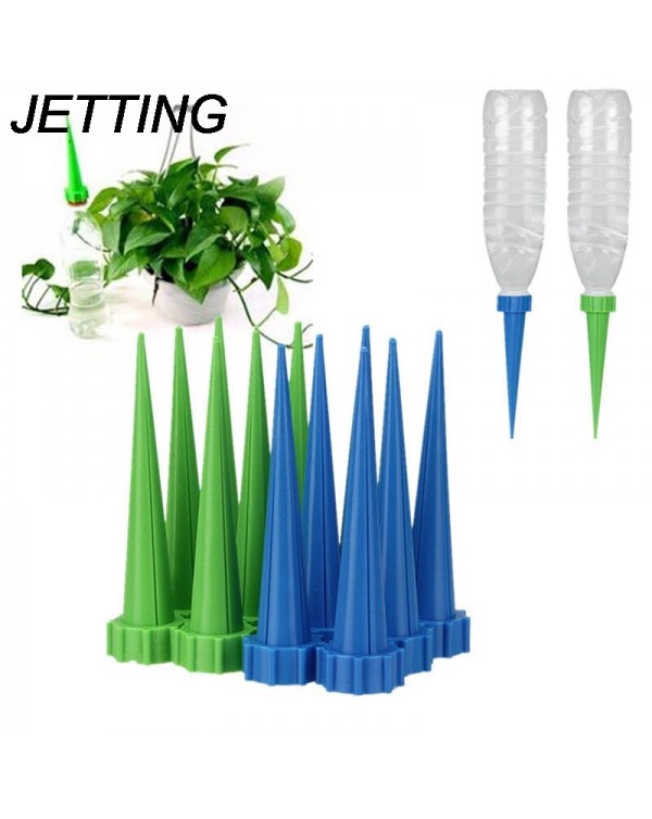 Hot! 4PCS Automatic Garden Watering Spike Plant Flower Waterers Bottle Irrigation System Watering Cones Cleaning Garden Tools