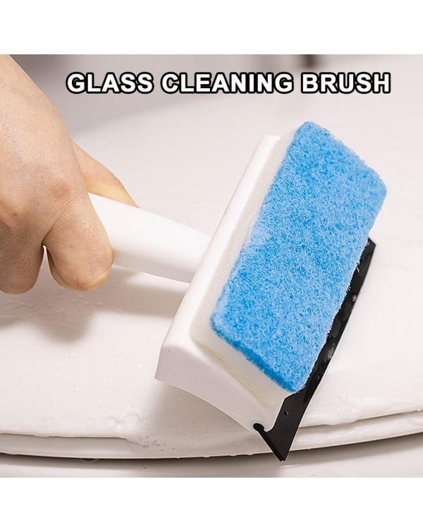 Washing Windows Home Cleaning Tool 2 in 1 Window Glass Wiper Cleaning Brush BottomBathtub Ceramic Cleaning Tools