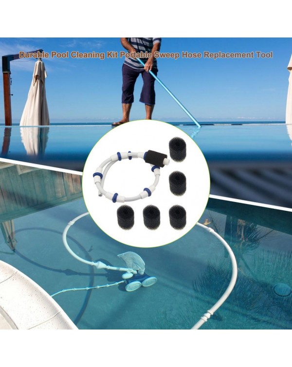 Convenient Pool Cleaner Parts Universal Wall Accessory Connector Pool Cleaning Kit With 5pcs Clean Sponge