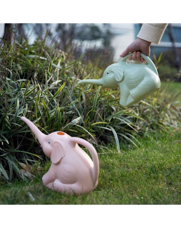 Outdoor Elephant Watering Can Home Patio Lawn Gardening Plant Outdoor Cute Cartoon Plastic Gardening Potted