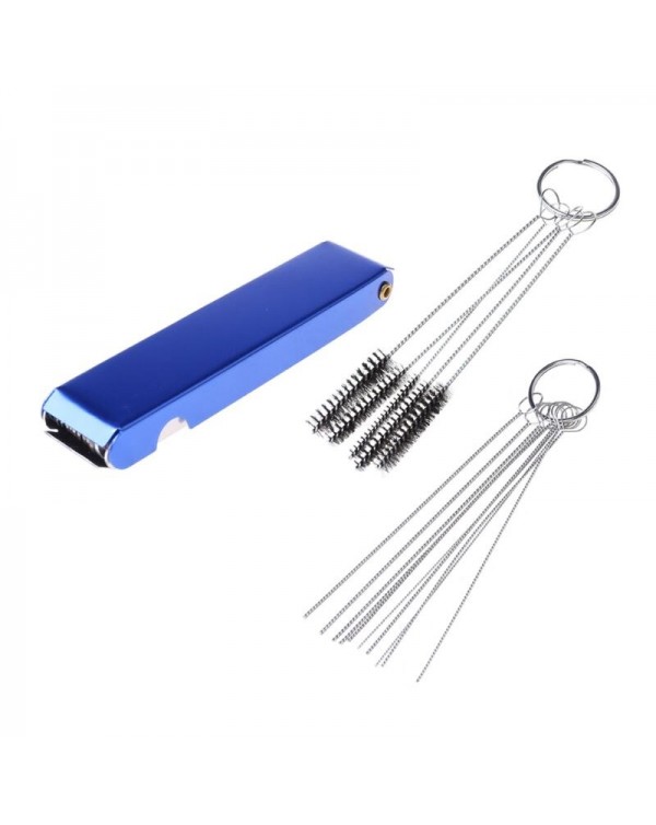 M4YC Motorcycle Car Carburetor Jets Cleaning Tool Needles Brushes Set For Carb Jet injector nozzle Spray Airbrush Clean