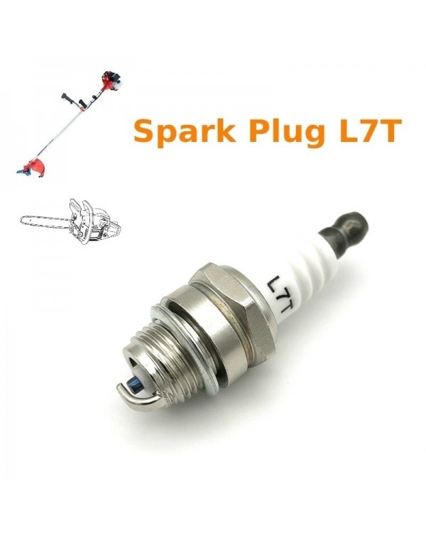 L7T Spark plug for gasoline chainsaw and brush cutter