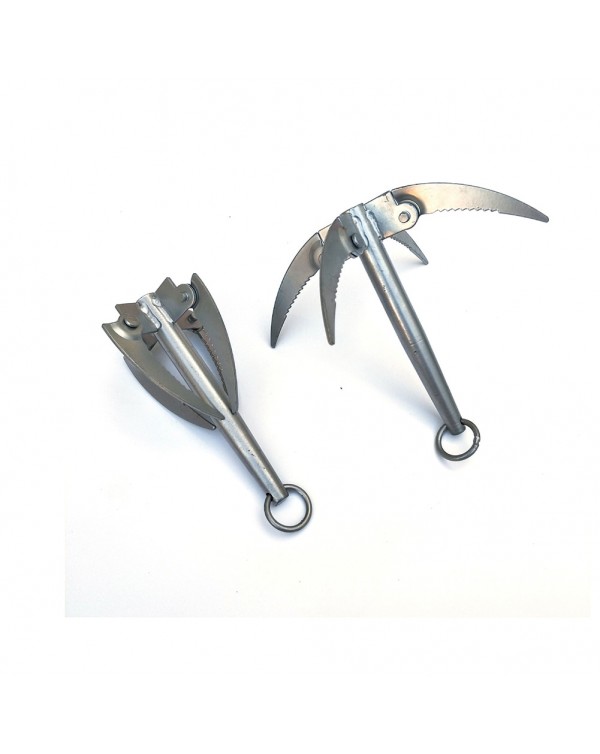 4 Claw Anchor Sickle Foldable Anchor Sickle Water Grass Plants Cutter Grasses Sharp Knife Fishing Accessories Tackle Supplies