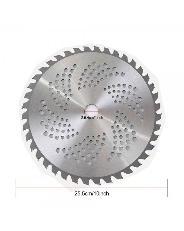 255mm 40T/60T/80T Brush Cutter Blade Lawn Mower Cutter Replacement Circular Saw Blade For Cutting Grass,Tree Trimmer Blade