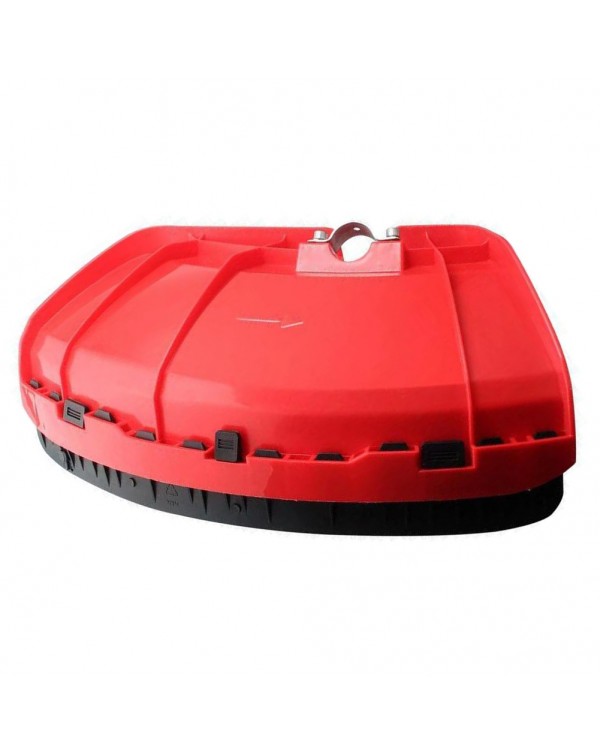 Durable Plastic Brush Cutter Guard Garden Tools Red Easy Install Protection Baffle Grass Trimmer Shield For 26 28mm Dia. Shaft