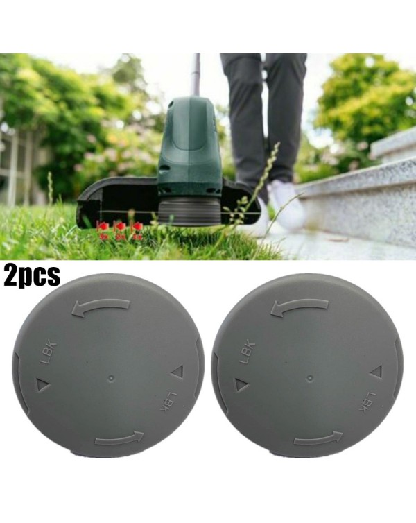 2Pack Grass Trimmer Spool Cover Lawn Mover Accessories Parkside Brush Cutter Garden Tool For BOSCH EasyGrassCut 18-230 18-260