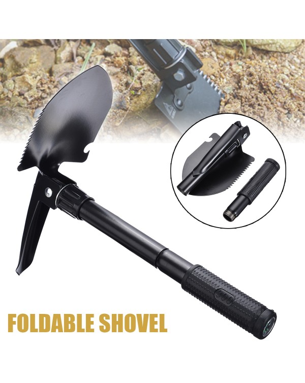 1PC Multifunctional Foldable Shovels Compact Shovel Outdoor Emergency Shovel Gardening Camping Tools