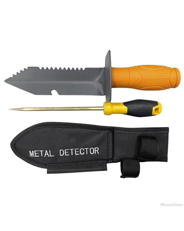 Premium Digger Tool with Belt Holster for Metal Detecting Sharp Blade Carbon Steel Serrated Edge Sapper Shovel Hand Shovel Set