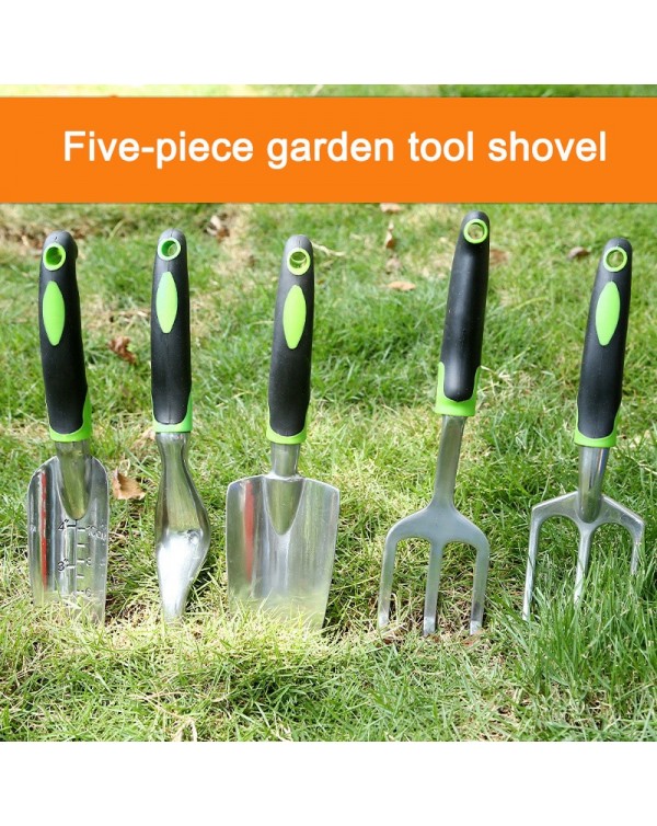 Spot Hand Weeding Tools Alluminum Alloy Fork Shovel Rake Weeder Transplanting Digging Tools Garden Planting Tools QP2