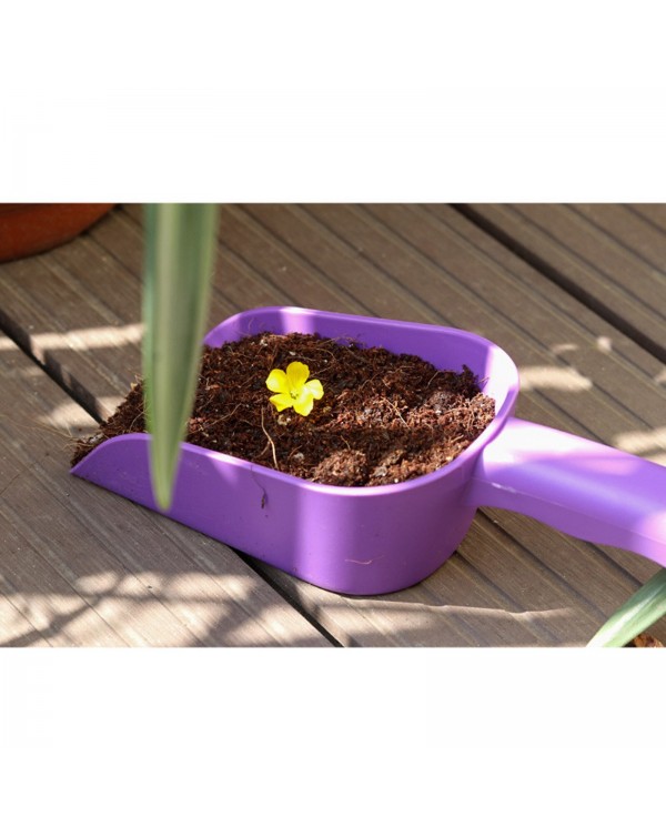 Kids Candy Color Garden Shovel Small Planting Tools Mini Plastic Trowel with Handle Gardening Trowel Rake Bonsai Soils Shovel