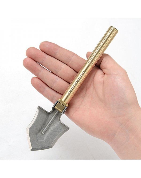 3 in 1 Folding Shovel Multifunctional Pocket Knife Compass Outdoor Survival Tool for Garden Camping