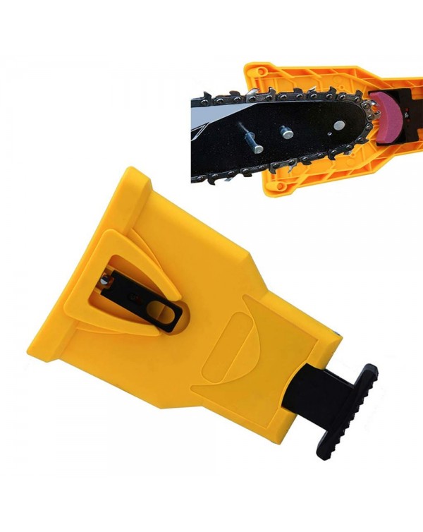Chainsaw Chain Teeth Sharpener Portable Durable Easy Power Sharp Bar-Mount Fast Grinding Chainsaw Chain Sharpener Grinder Tool