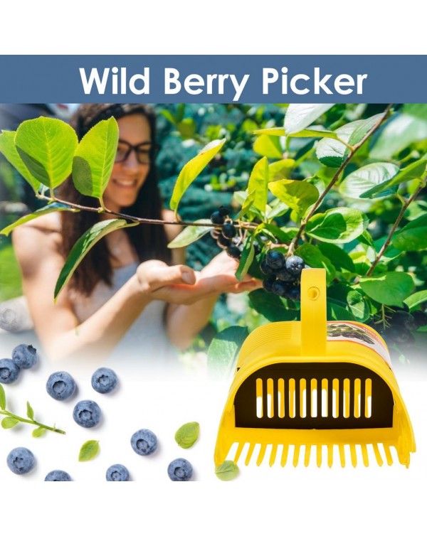 Garden Tools Fruit Picker Fruits Collection Picking Blueberry Picker Soft-touch Handle BPA-free Box Easy To Use Gentle Effective