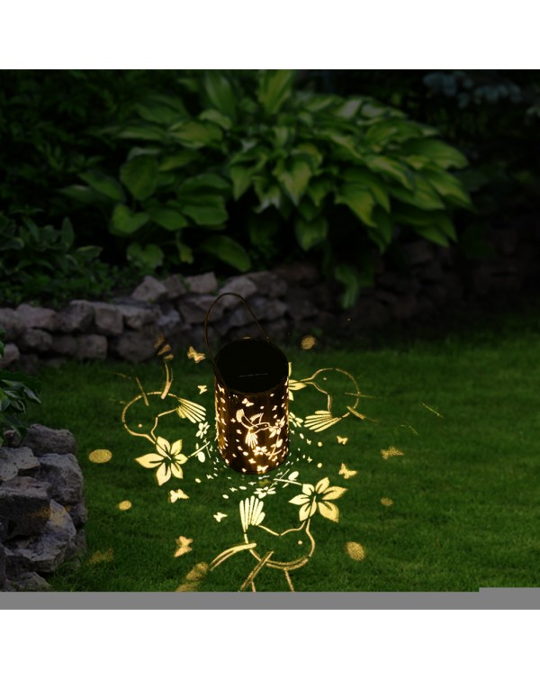 Waterproof solar Lamp LED Hanging Lamp Solar powered Lantern Vintage Outdoor garden light Landscape Yard For Patio Porch Home