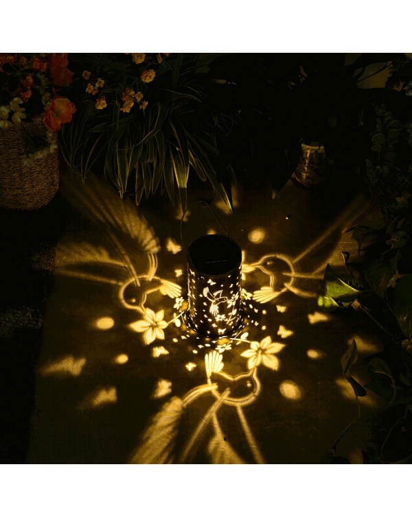 Waterproof solar Lamp LED Hanging Lamp Solar powered Lantern Vintage Outdoor garden light Landscape Yard For Patio Porch Home