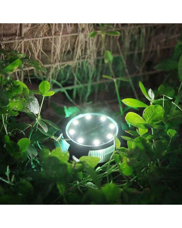 Solar Garden Decoration Underground Lamp Waterproof Stainless Steel Park Villa Lighting Outdoor Landscape Lawn Lamp