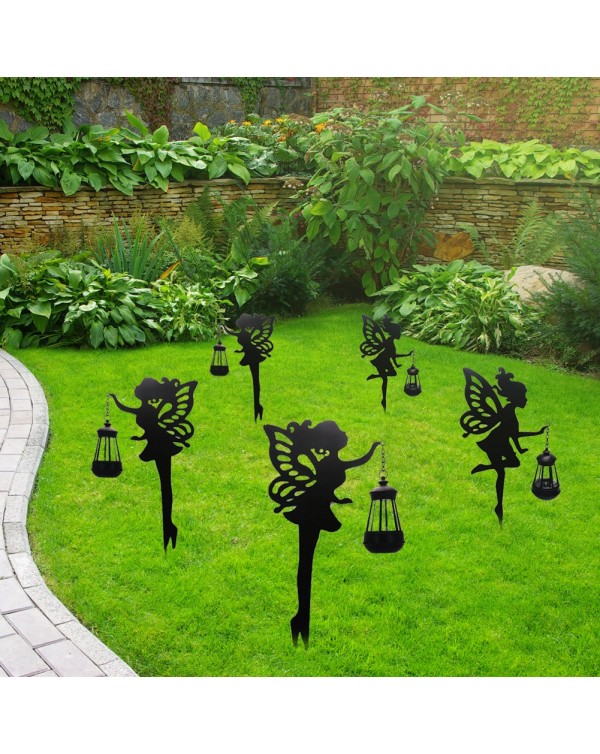 2pcs LED Solar Lamp Outdoor Fairy Lantern Light Waterproof Garden Landscape Lawn Stakes Lamps For Country House Yard Decoration