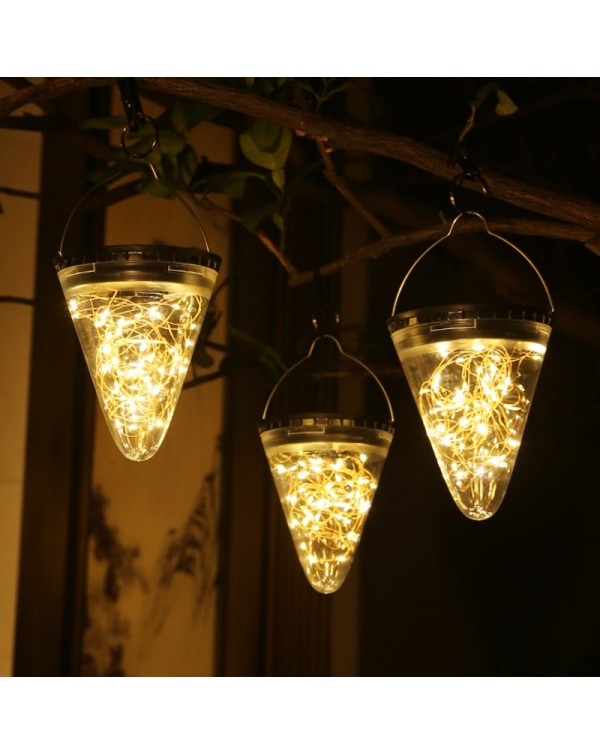 LED Solar Light Outdoor Flashing Hanging Light Garden Decoration Lamp Garden Fairy Lamps Balcony Party Yard Decorative Lights