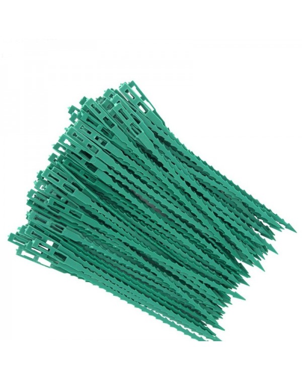 30/50/100Pcs Reusable Garden Cable Ties Plant Support Shrubs Fastener Tree Locking Nylon Adjustable Plastic Cable Ties Tools