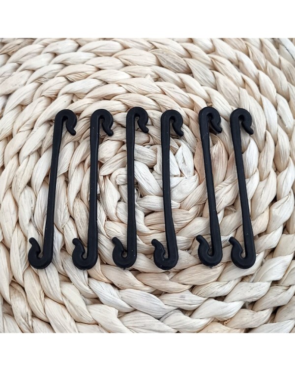 50Pcs Grape Vines Clips Durable Plastic Plant Vines Fastener Tied Buckle Tomato Vegetable Grafting Support Clips Garden Tools