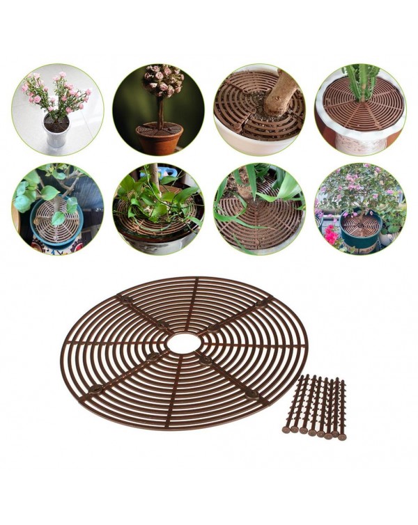 Plant Pot Grid Net Prevent Soil Falling Out Flower Pot Protect Cover High-quality Material Baby Safety Plant Protector