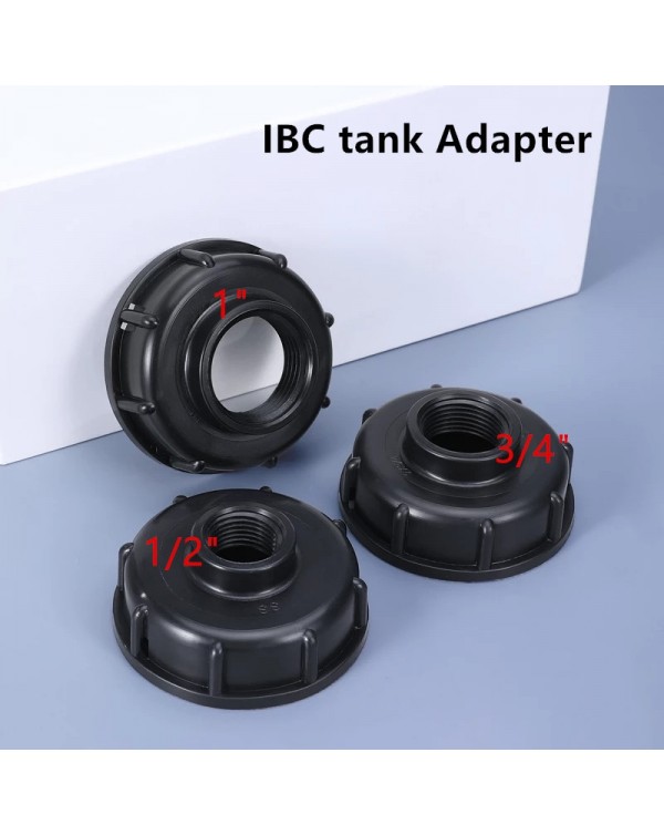 Durable IBC water Tank fittings S60X6 Thread to 1/2" 3/4" 1" garden hose connector IBC tank Valve Replacement Adapter