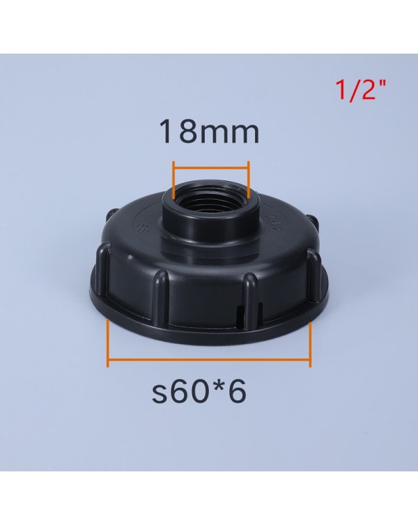 Durable IBC water Tank fittings S60X6 Thread to 1/2" 3/4" 1" garden hose connector IBC tank Valve Replacement Adapter