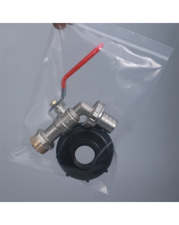 IBC Tank Alloy Tap Adapter S60x6 Coarse Thread Valve Fittings Garden Hose Connector Replacement Metal Drain tool