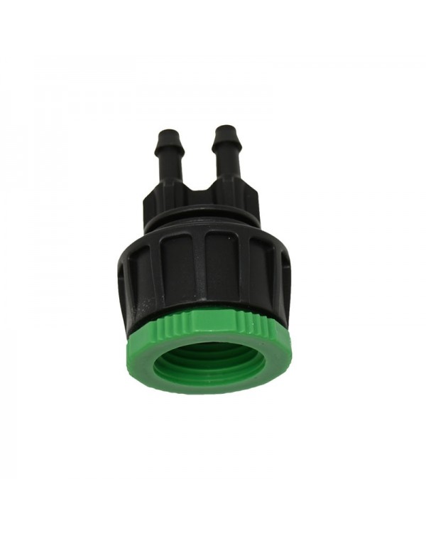 Garden Hose 1/4" To 1/2" 3/4" Female 1/2-Way Tap Y Connector Irrigation 4/7 Faucet Hose Coupler Adapter 1PCS