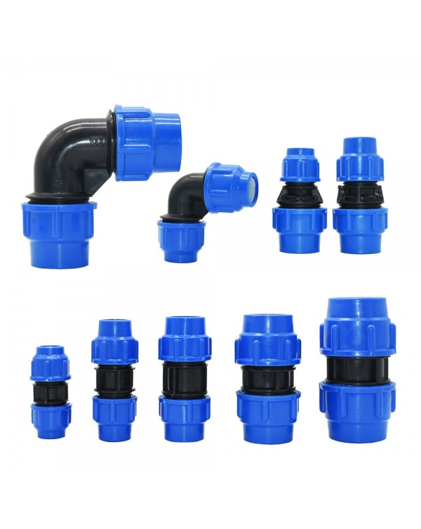 20/25/32/40/50mm PE Pipe Quick Connector Elbow Reducing Water Pipe Joint Plastic Pvc Fittings