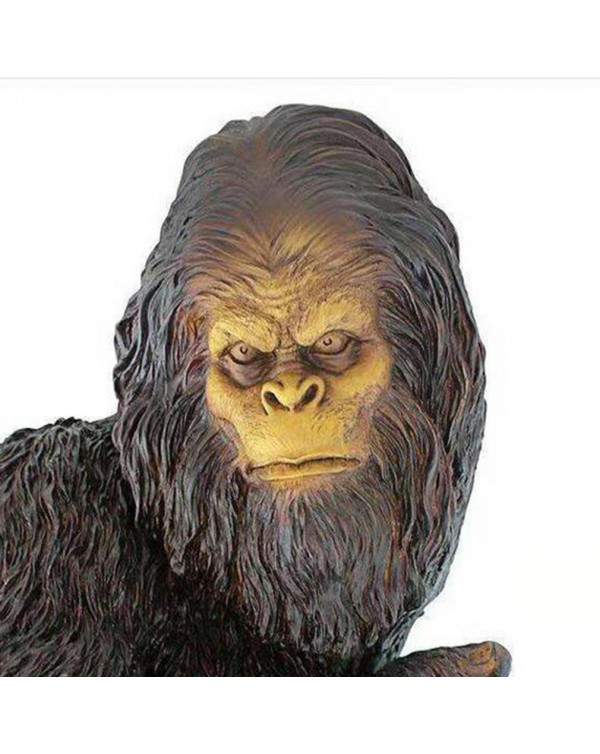 Bigfoot Gorilla Bashful Ape Tree Statue Ferocious Ape Sculpture Tree Hugger Decor Garden Yard Art Realistic Gorilla 3D Decor