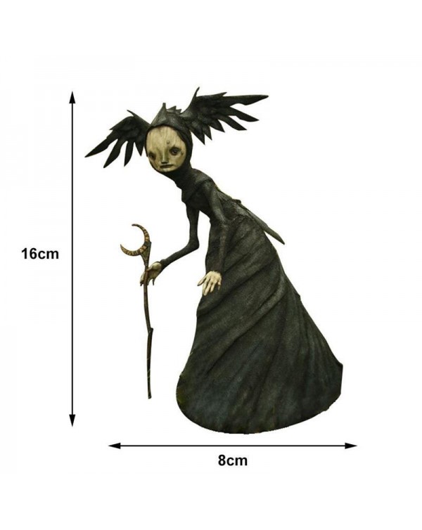 Halloween Witch Figurine Statue Resin Creepy Witch Sculptures Garden Decoration for Home Patio Yard Lawn Porch