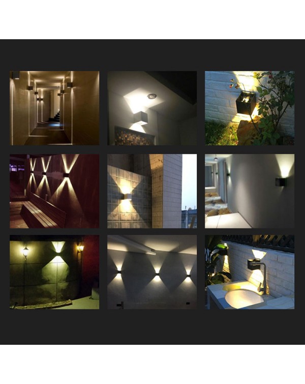 IP55 LED waterproof wall lamps 6W indoor and outdoor adjustable wall light courtyard porch corridor bedroom wall sconce