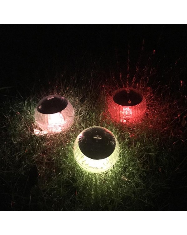 1pc Float Light Portable Magic Ball Color Changing Solar Powered Colorful Light Lamp for Pond Decor Garden