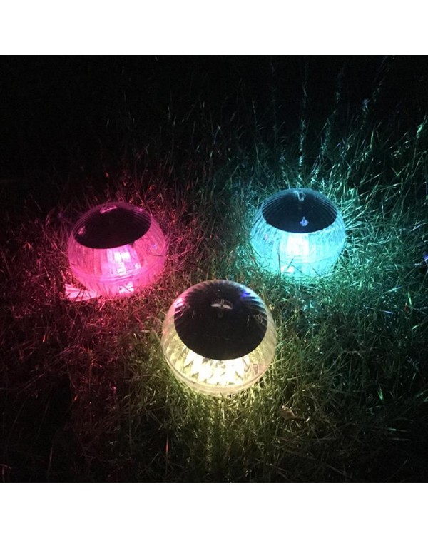 1pc Float Light Portable Magic Ball Color Changing Solar Powered Colorful Light Lamp for Pond Decor Garden