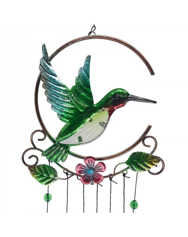 2021 Wind Chimes Aluminum Hanging Ornament Home Outdoor Garden Yard Deco Hummingbird Wind Chime Hangs Pendant For Living Room