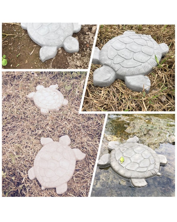 Paving Mould Turtle Shape Stepping Stone Road Path Maker Mould DIY Lawn Concrete Paving Garden Patio Path Molds Walkway Moulds