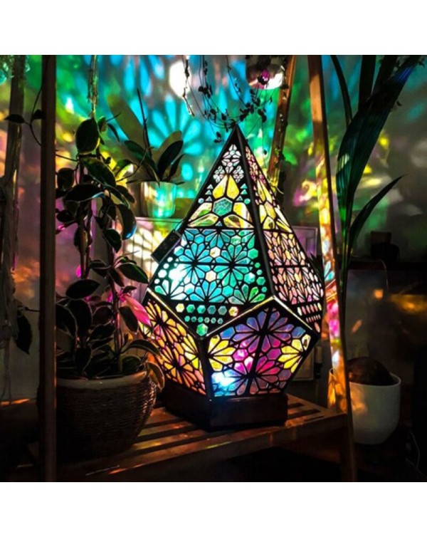 Floor Lamp Plastic Bohemian Light Bohemian Style Decor Gift for Home Garden DFDS889