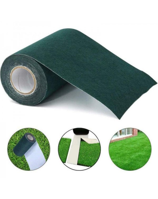 5m/10m Garden Self Adhesive Joining Green Tape Synthetic Lawn Grass Artificial Turf Seaming Decoration Grass Jointing Dropship