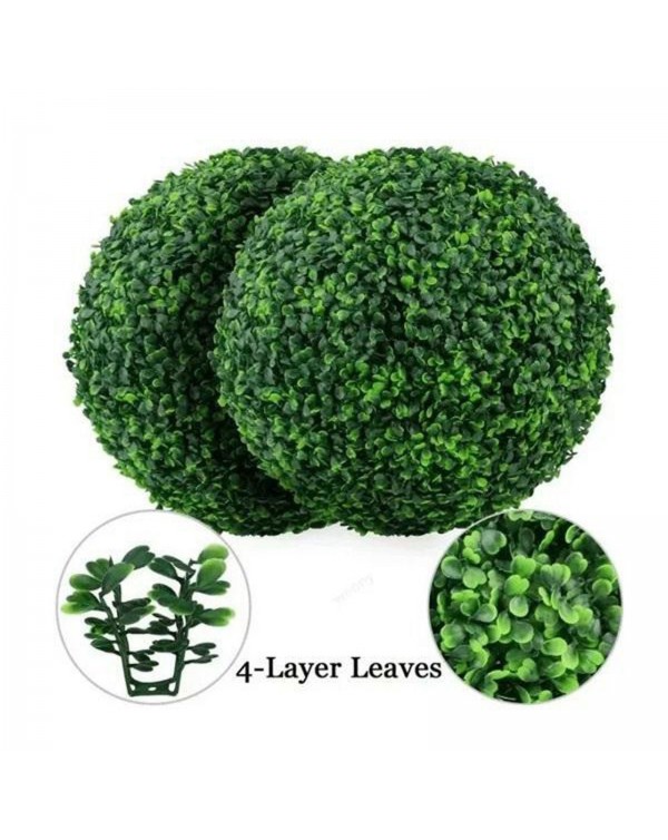 Large Green Artificial Plant Ball Topiary Tree Wedding Party Home Outdoor Decoration Plants Plastic Grass Ball Wedding Decor#g3